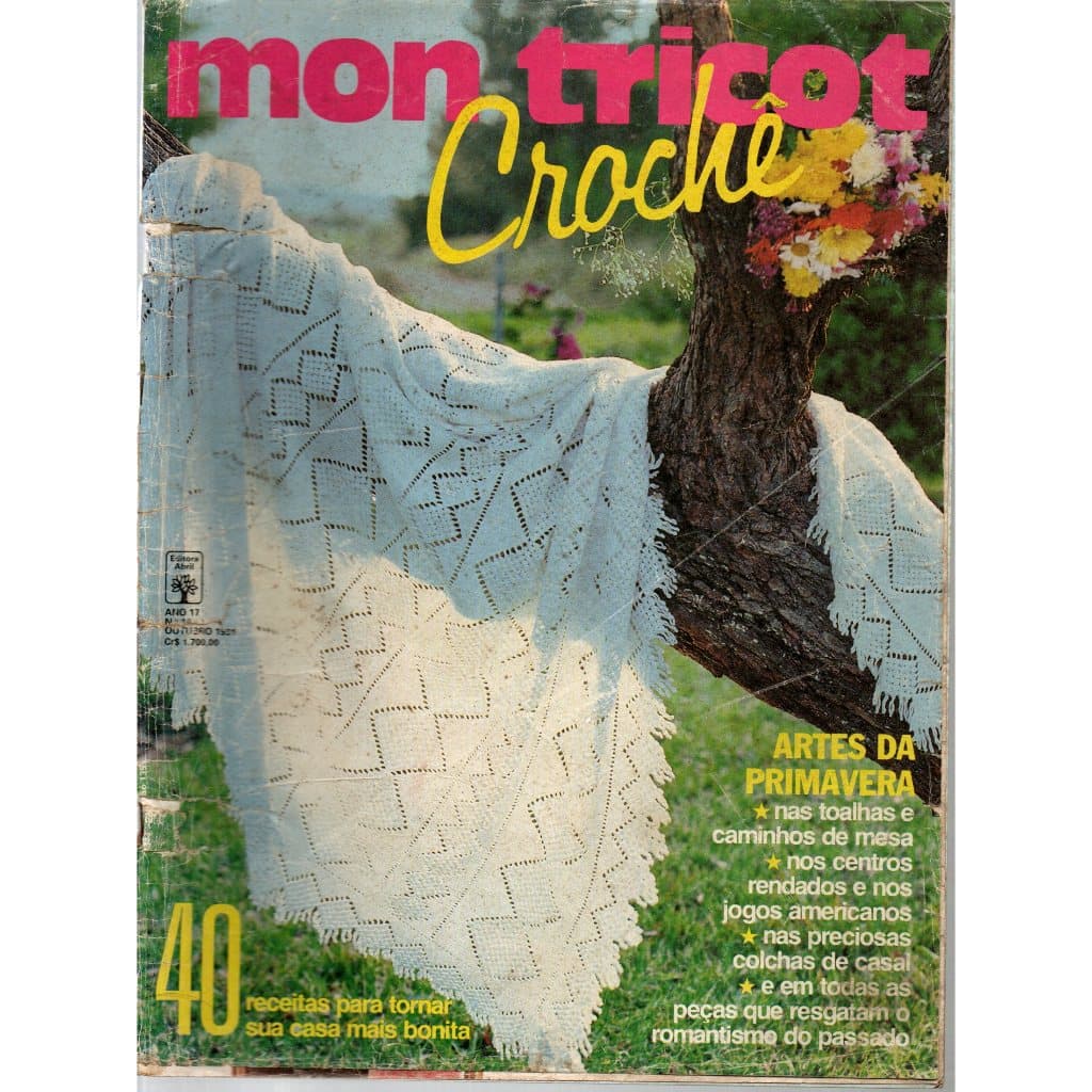 Revista Mon Tricot, Ano 17, Nº 10, Outubro De 1991