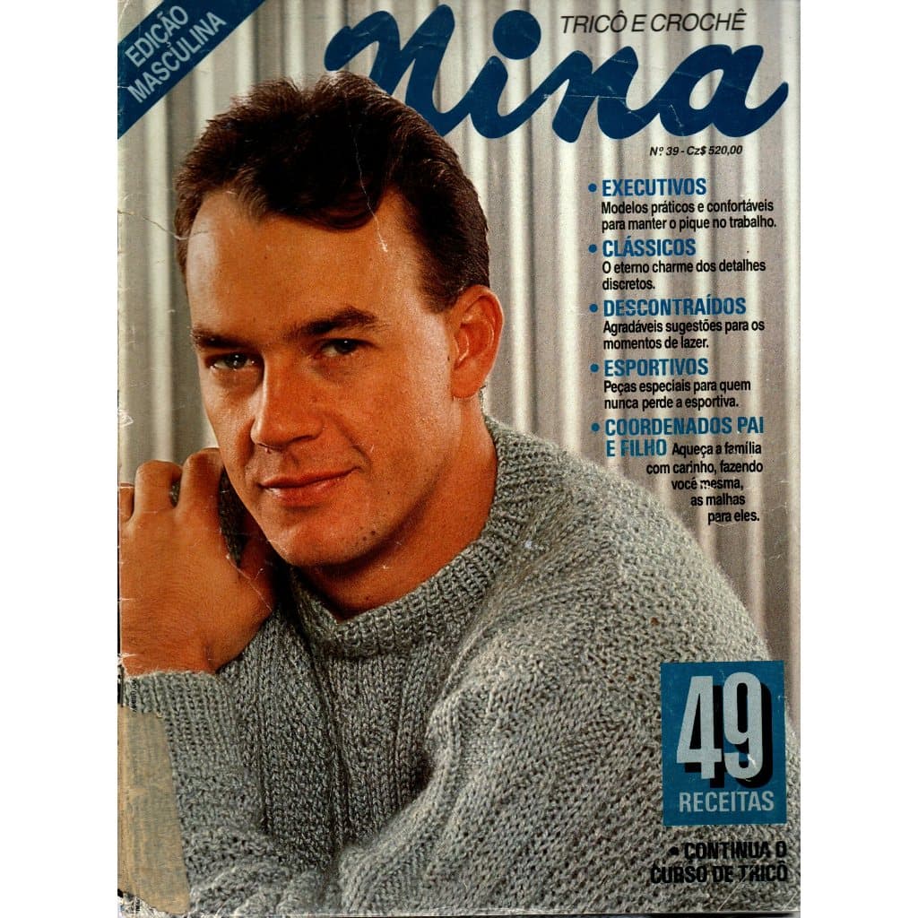 Revista Tricô E Crochê Nina, Nº 39