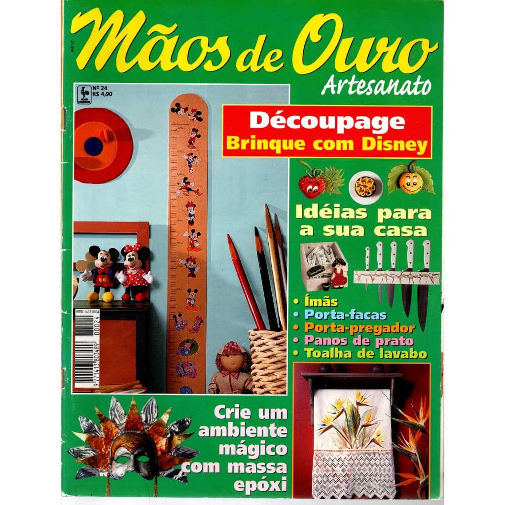 Revista Mãos De Ouro, Artesanato, Nº 24