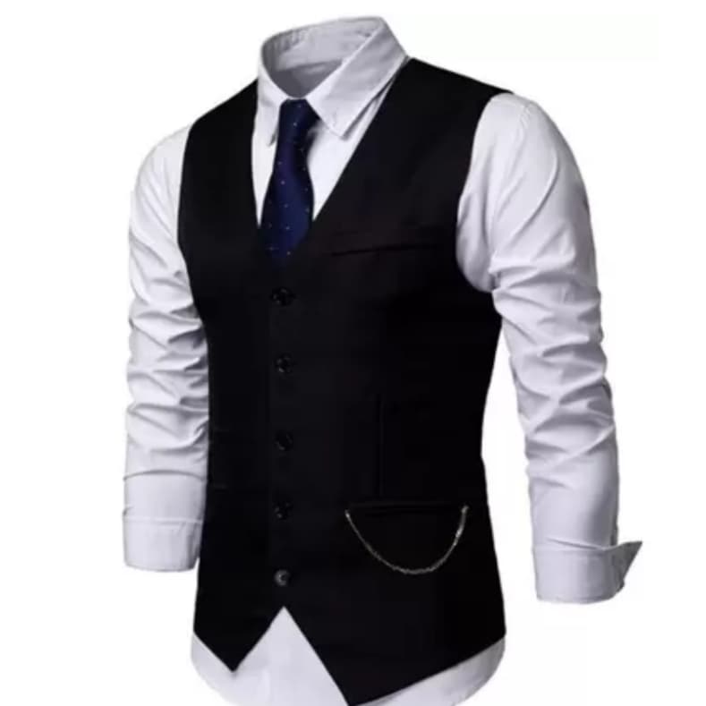 Colete Social Slim Ajustável - 5 Cores Pronta Entrega