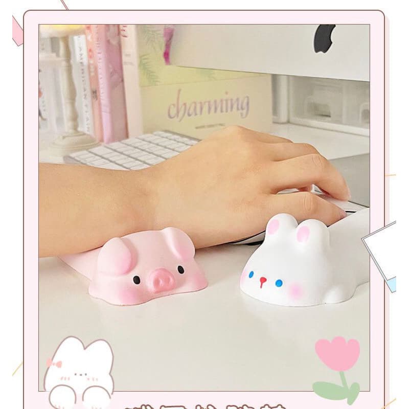 LANFYMouse Pad Acessórios Para Computador Almofada De Apoio Pulso Mesa TecladoDesenhoAnimadoPadrão Animal Suporte Manual