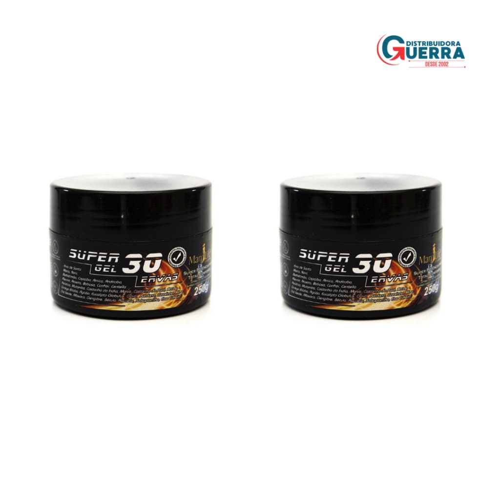 Kit 2 unidades Super gel 30 Ervas 250g Mary Life