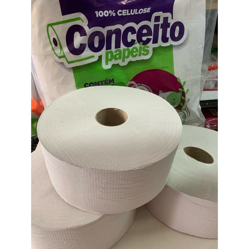 Papel Higiênico c/8 Rolos 09x500Mts 100% Celulose