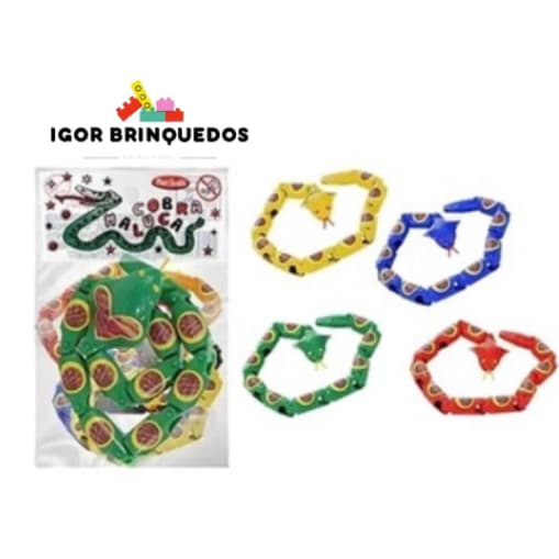 Brinquedo Cobrinha Plástica Naja Articulada