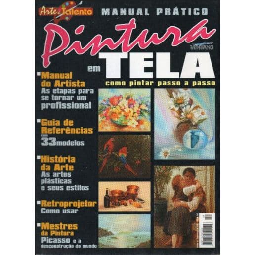 Revista Arte E Talento, Manual Prático Em Pintura, Nº 1