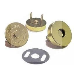 Kit 30 Unidades  Botão  fecho de Bolsa Magnético Imantado 14 mm