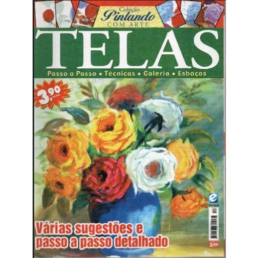 Revista Coleção Pintando Com Arte, Telas, Nº 13