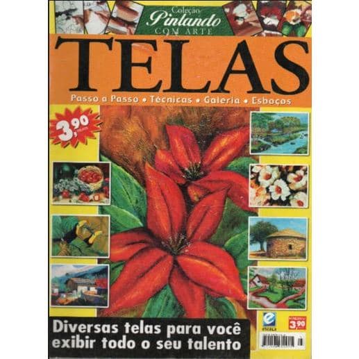 Revista Coleção Pintando Com Arte, Telas, Nº 07