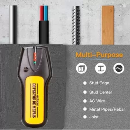 Detector Parede Tubo Cano Pvc Água Madeira Fio Scanner