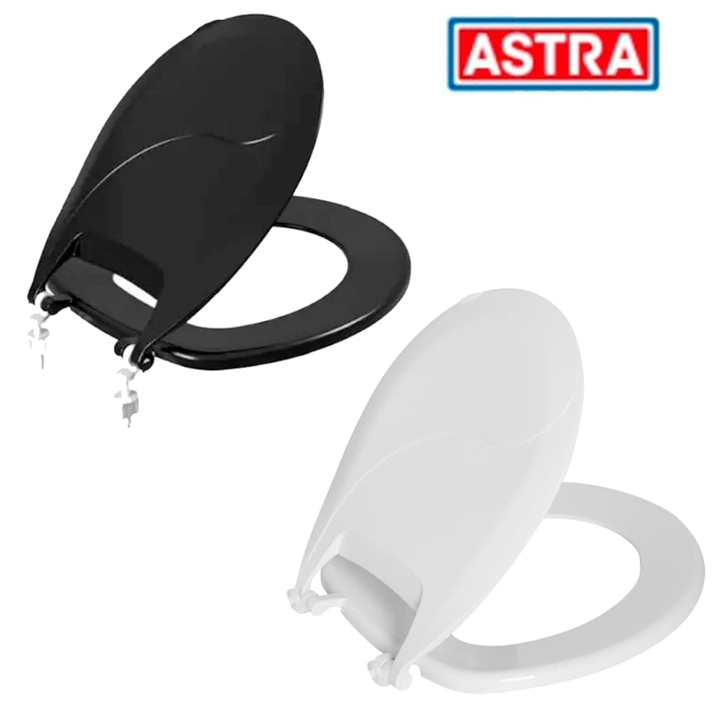 Assento Sanitário Pop Pvc Astra Ideal Para Vasos Sanitários Ovais Super Confortável