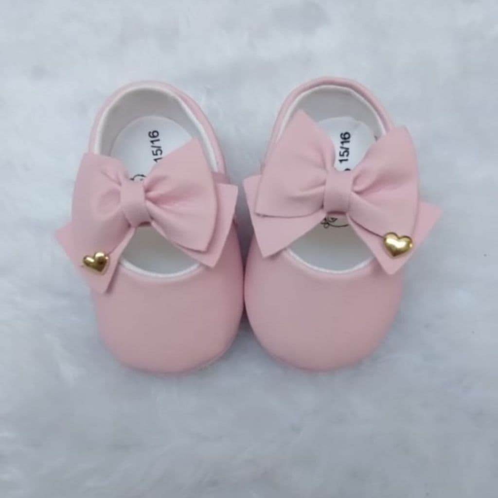sapato de menina bebe batizado linda luxo bonequinha sapatilha