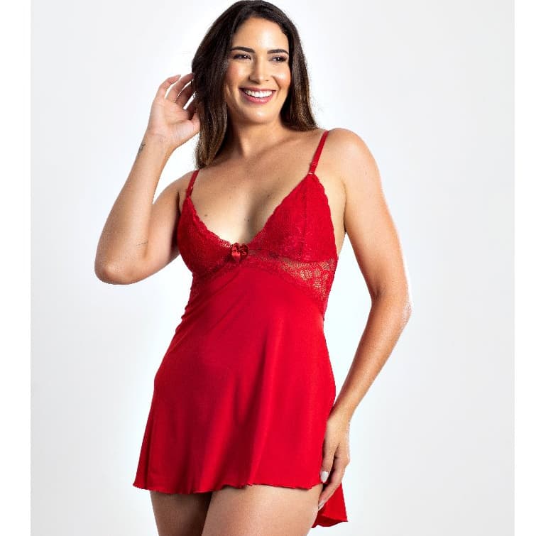 Camisola Sexy Desejo noite rendada