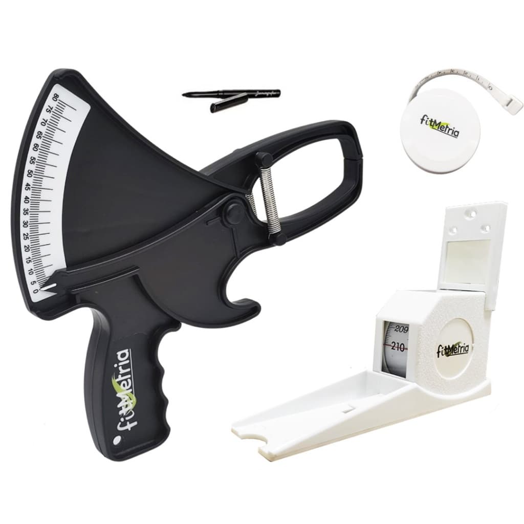 Adipômetro Plicômetro Clínico Medidor De Gordura Corporal com estadiômetro FITMETRIA