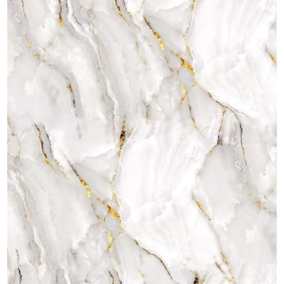 Adesivo Piso Chão Lavável Mármore Marmorizado Filetes Dourado 3 Metros