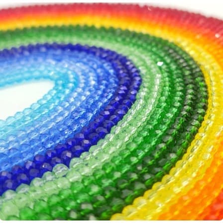 Fio de Cristal Vazado numero 8 (1 fio)