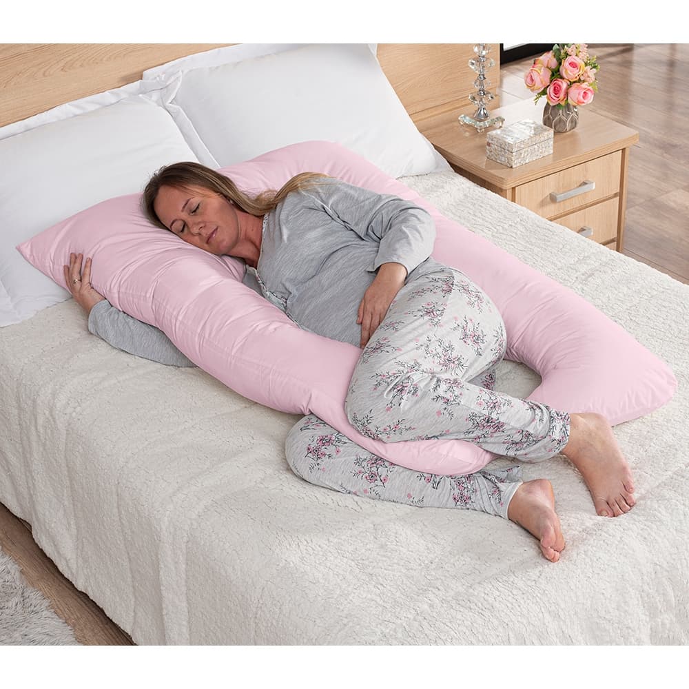 Almofada Gestante Rosa Conforto e Qualidade Para Você Gravida