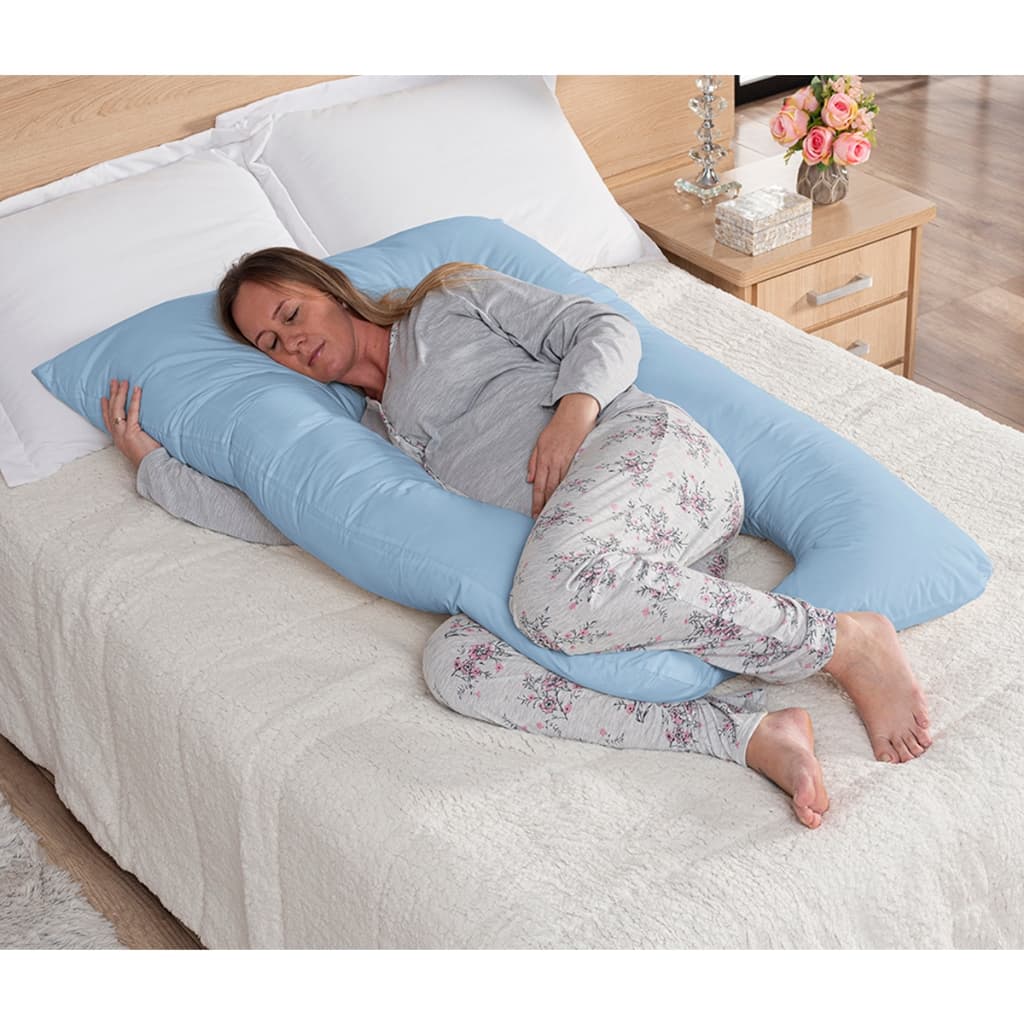 Almofada Gestante Azul Conforto e Qualidade Para Você Gravida