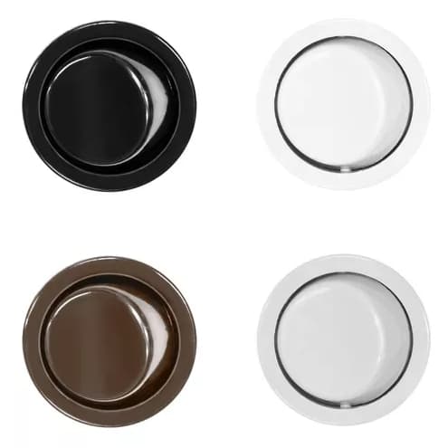 Interruptor Redondo Bolinha Paralelo Botao De Embutir Moveis