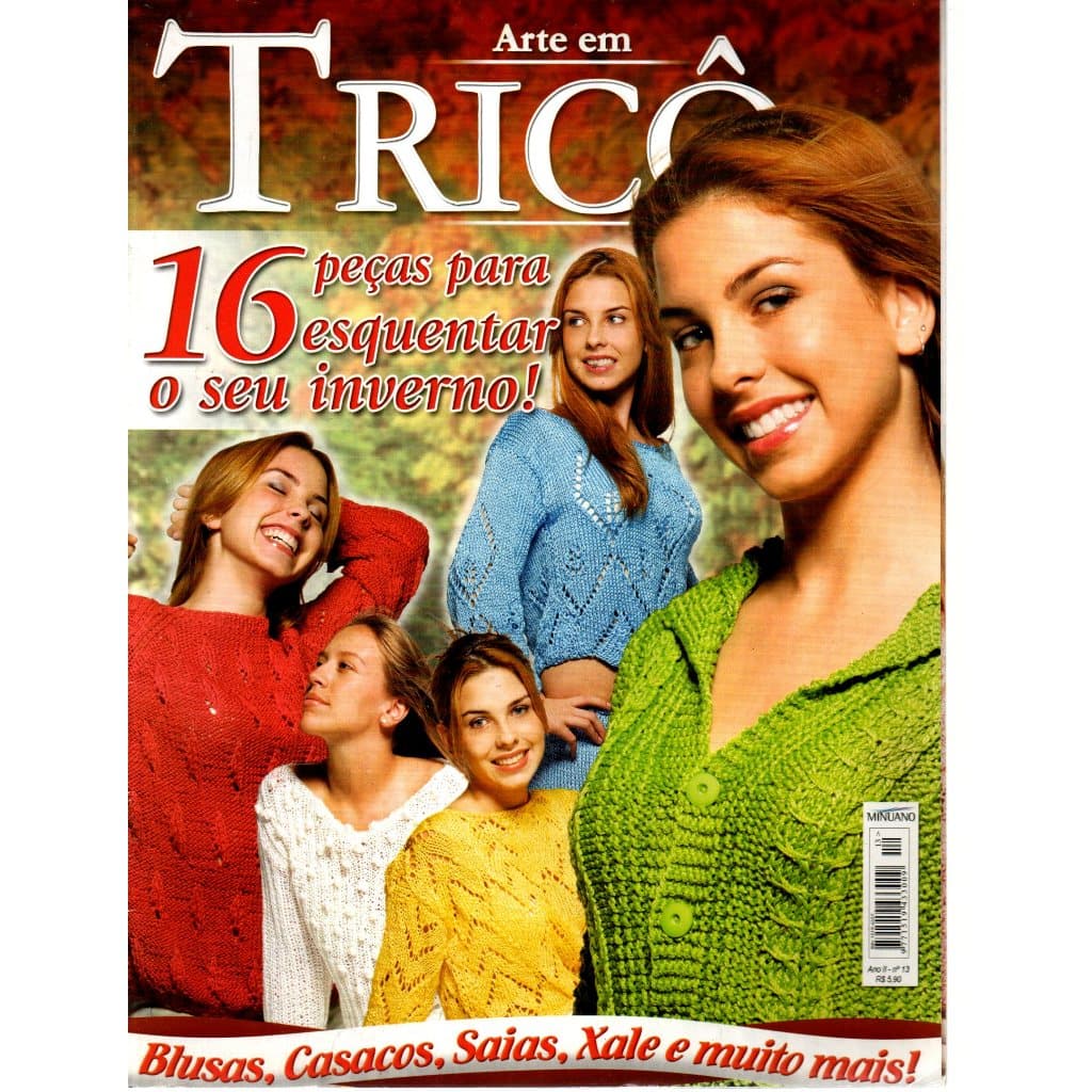 Revista Arte Em Tricô, Ano 2 Nº 13