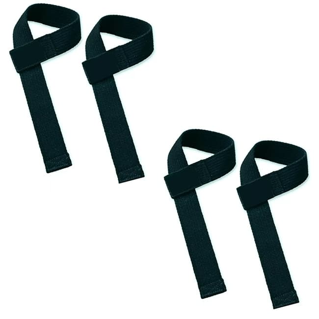 2 Par Tala Straps 100% Algodão. P/musculação e Academia