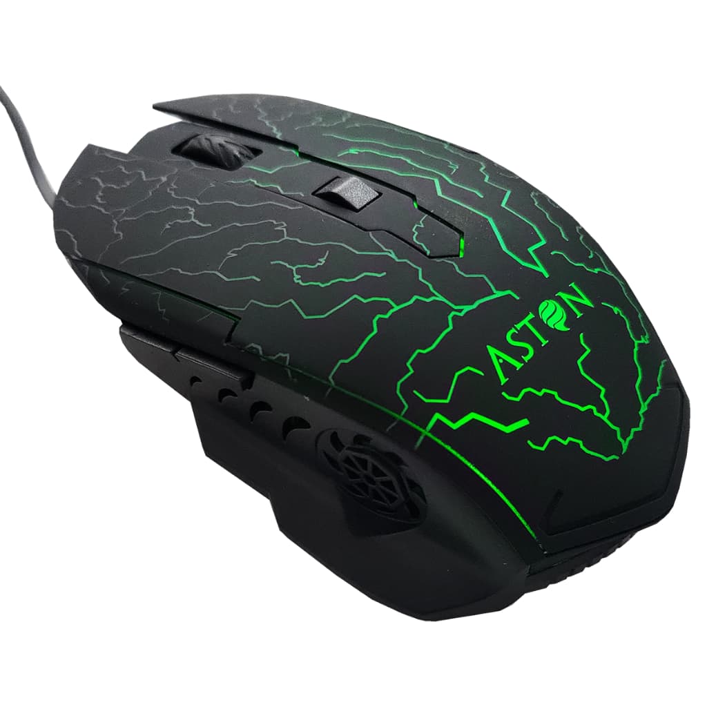 Mouse Gamer RGB 2400DPI com Fio 6 Botões Programáveis