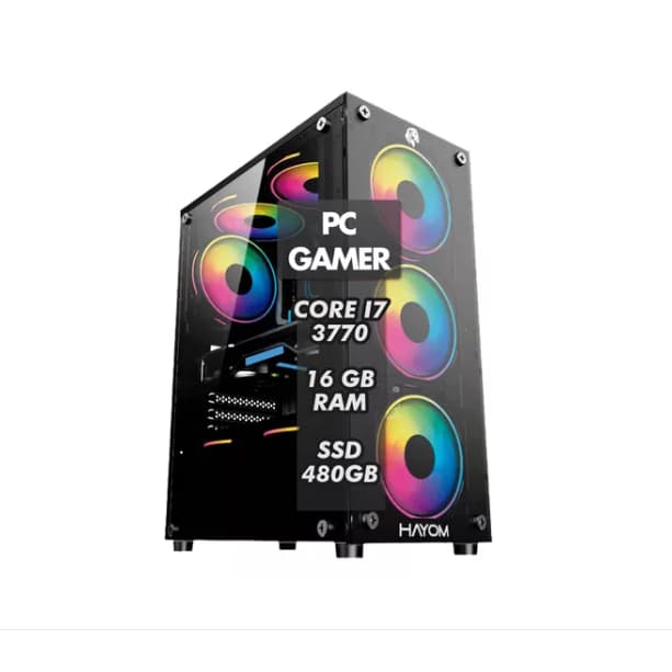 Cpu Pc Gamer Intel Barato Core I7 3.4ghz 16gb Ssd 480gb 500w