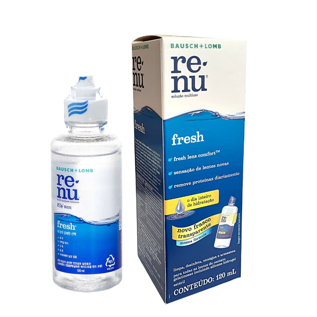 Renu Fresh 120 Ml - Solução Multiuso