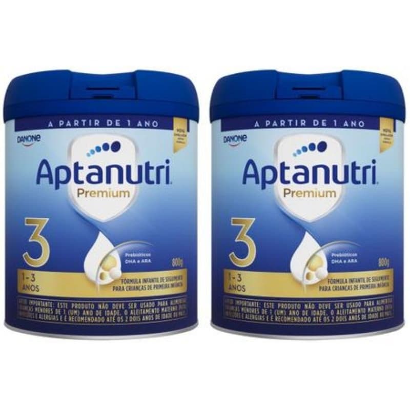 Leite Aptanutri 3 800G KIT C/2 LATAS