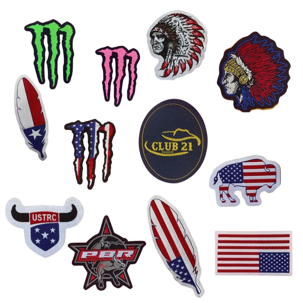 Adesivo Country para Chapéus Bordado Auto Colante - Para todos os tipos de Chapéus