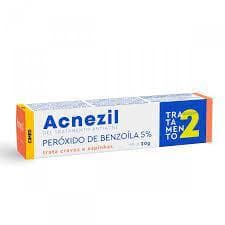Acnezil tratamento da acne e espinha 20g peroxido de benzoila cimed