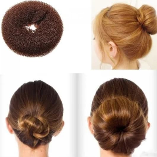 Rabico Coque/Acessório Para Penteados Rosquinha Donut Para Coque