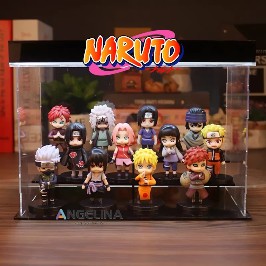 Naruto Figures Anime Sakura Itachi Kakashi Gaara Jiraiya Sasuke Action Bonecos Colecionáveis Brinquedos infantis 7cm pvc