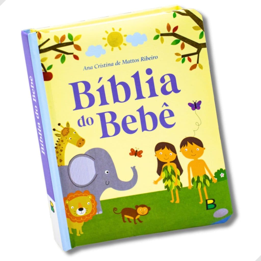 Bíblia do Bebê Livro Infantil Biblia da Criança Menino Menina