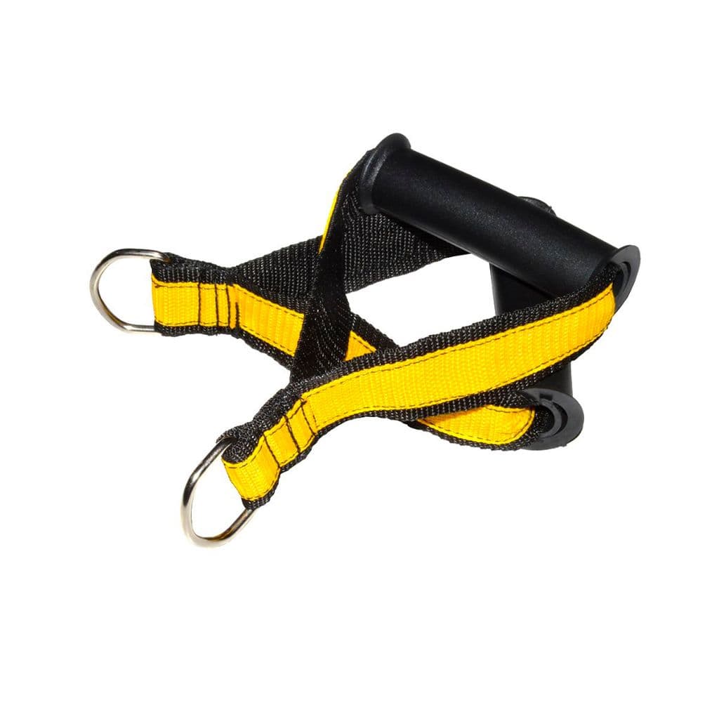 Puxador de Mão Estribo Nylon Alça Para CrossOver Remada Academia Pilates Puxada Triceps Biceps - Par