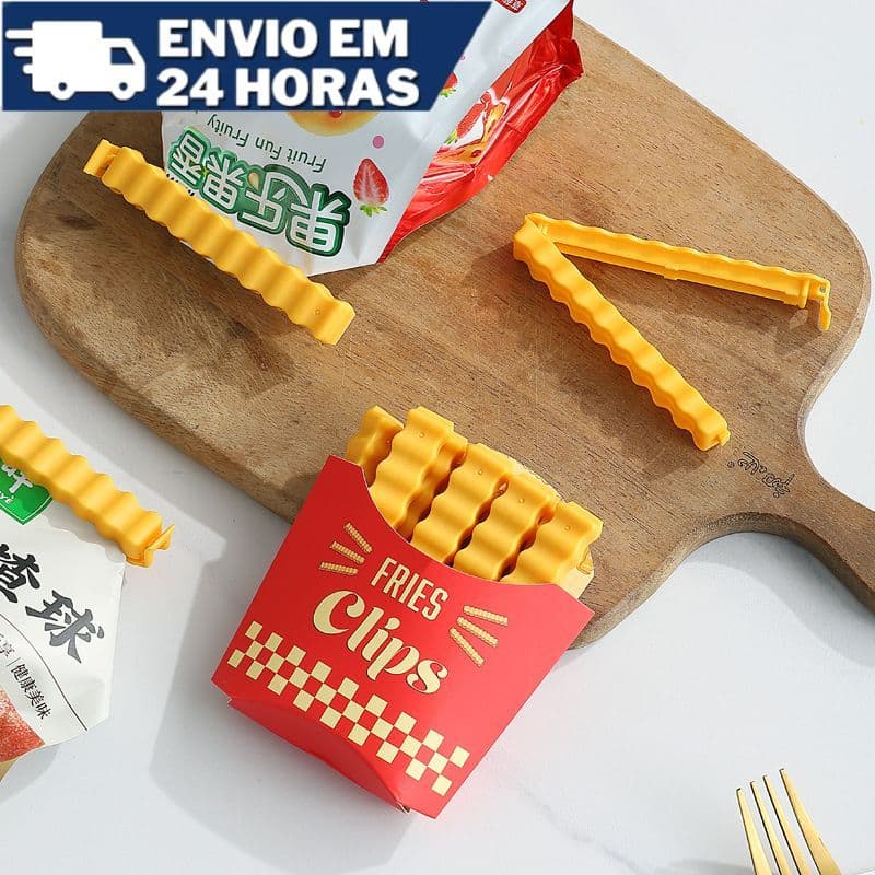 Veda Embalagem Lacra Seladoras Batatas Fritas À Prova De Umidade 12 Clipes De Vedação De Conservação Fresca ÍMã