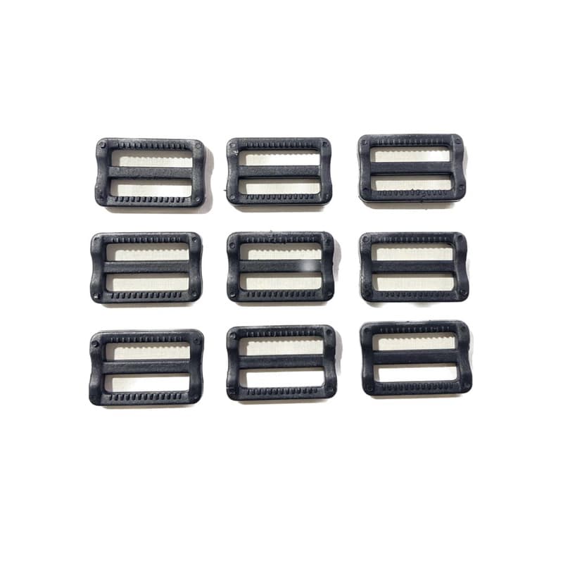 1000 Peças Regulador Plastico 25mm Passante Mochilas Bolsas