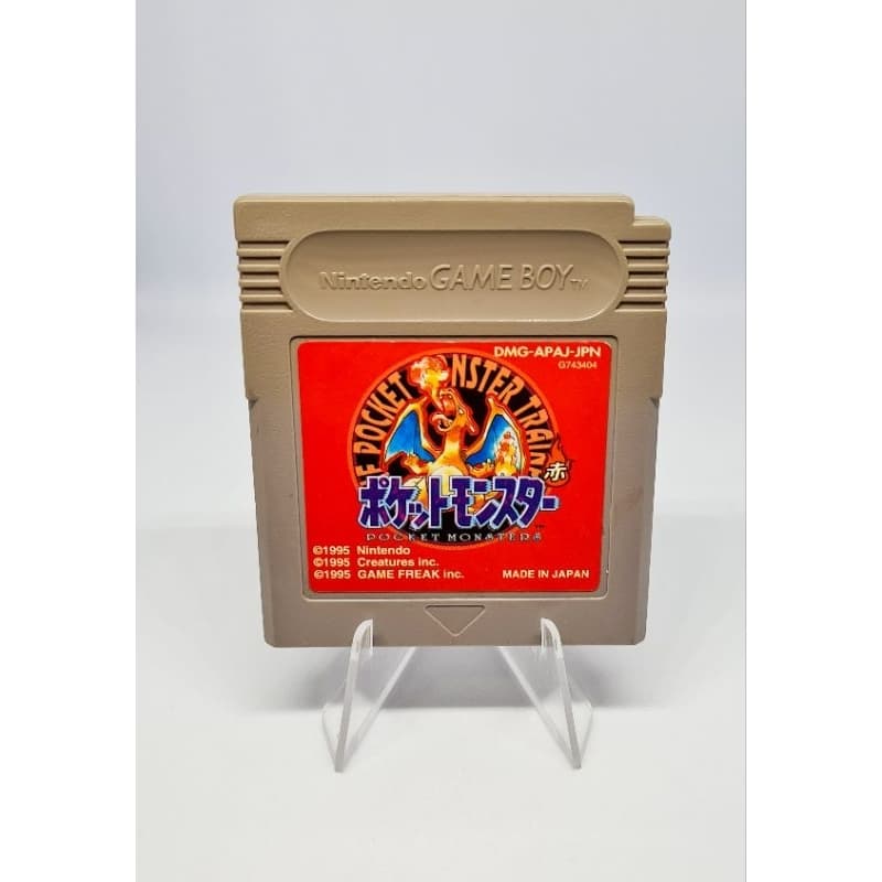 Pokémon Red fita japonesa Gameboy