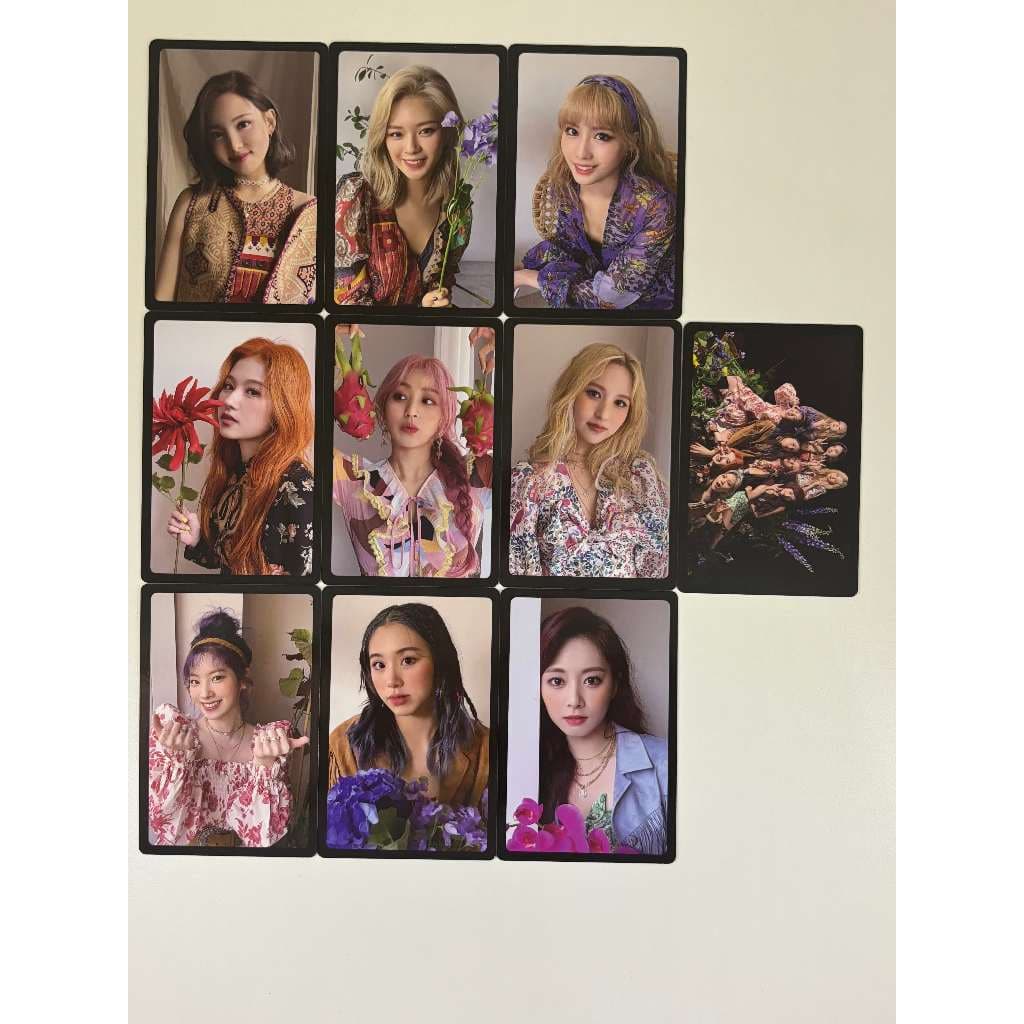 twice more & more pob photocard original kpop