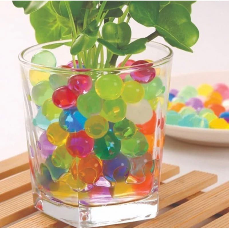 Bolinha De Gel para decoração  vaso de flores Bolinha Cristal Decoração Cresce na Água 5g