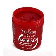 Mascara Marsala matizadora 500g Maycrene tons vermelhos