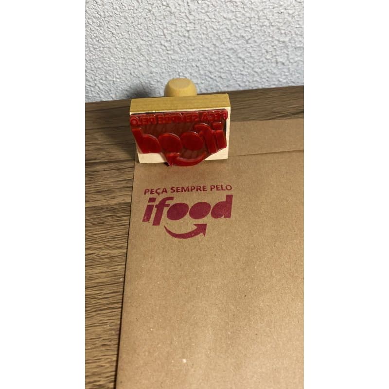 carimbo personalizado 4/4cm ou 5/5 cm ou 6/4 cm( ideal para cnpj ou desenho)