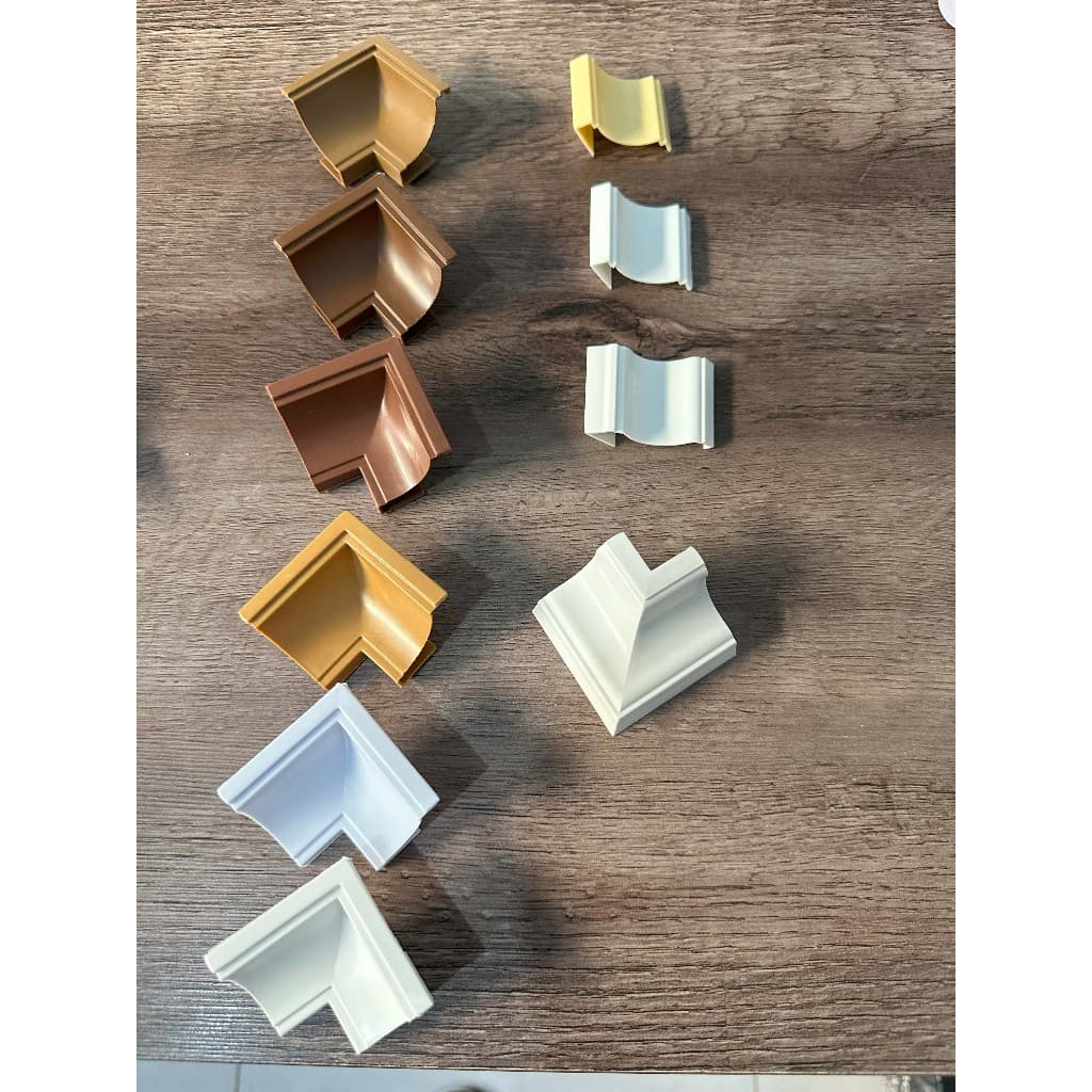 Cantos Internos e Externos, Emendas PVC p/ Forro Unidade Escolha As Cores