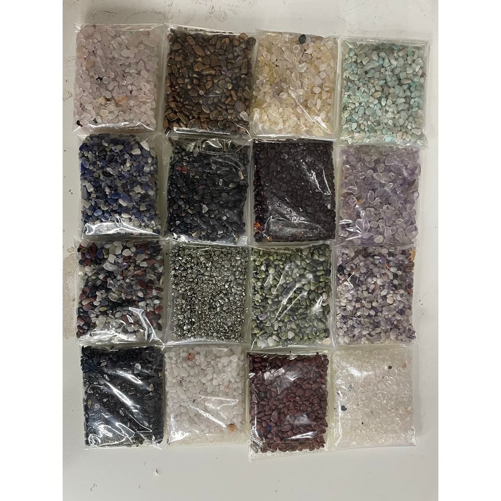 Pacotes de 500g de cascalhos de pedras naturais para artesanato, aquário, jardim