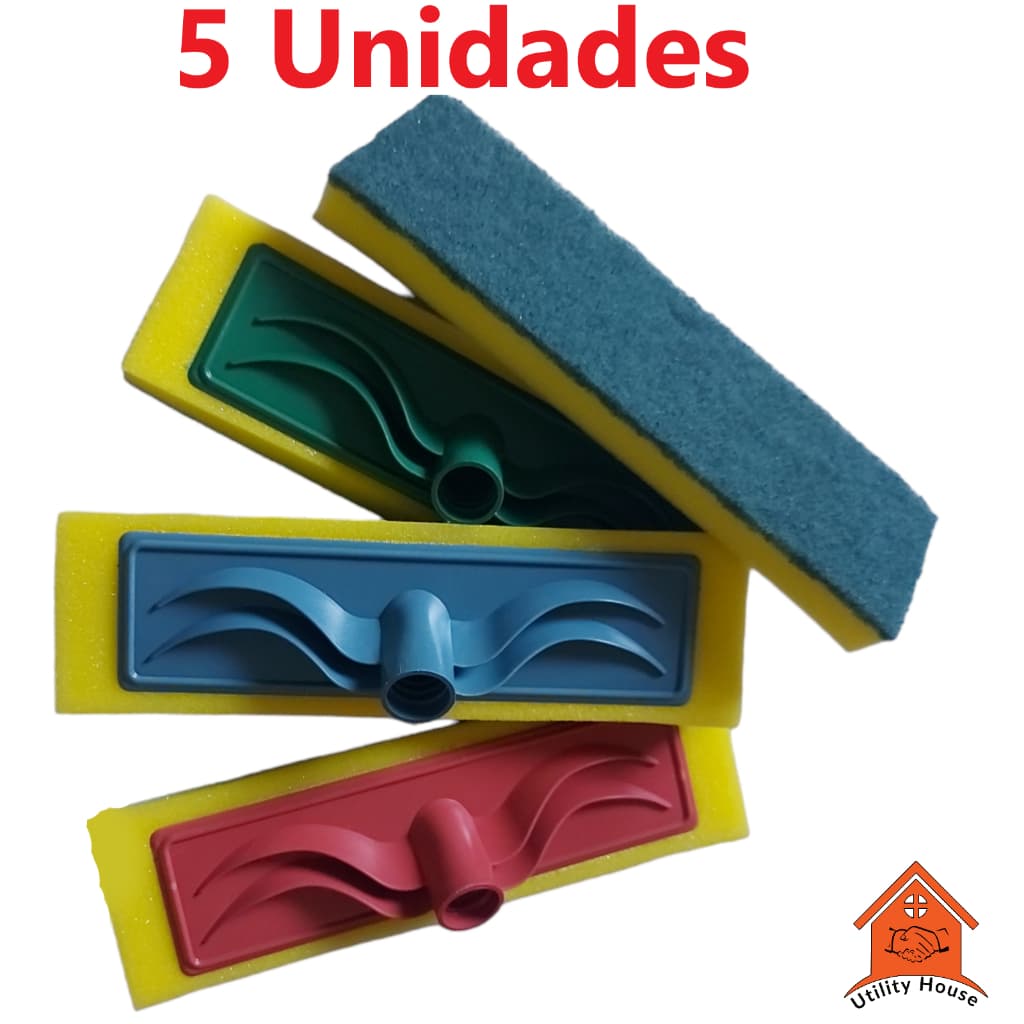Esfregão Lava Azulejo 5 unidades rodo de limpeza