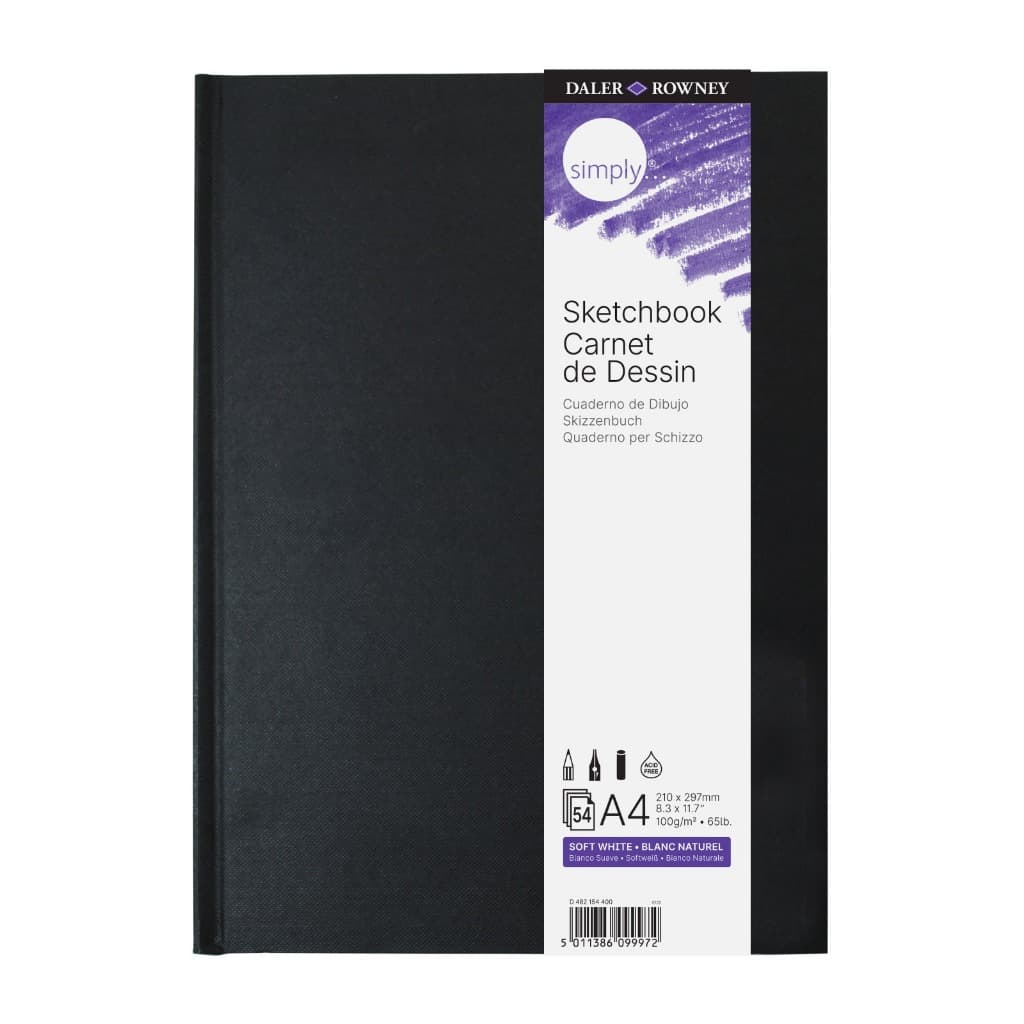 Sketchbook Daler Rowney Simply 100g 54 Folhas Canson