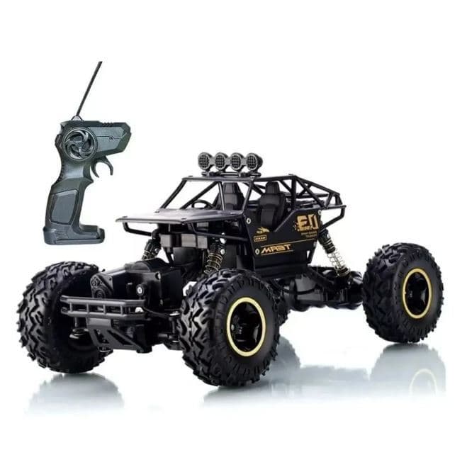 JOGAR COM BRINQUEDO Carrinho Controle Remoto 4x4 Rock Crawler Off Road 1:16 4ch