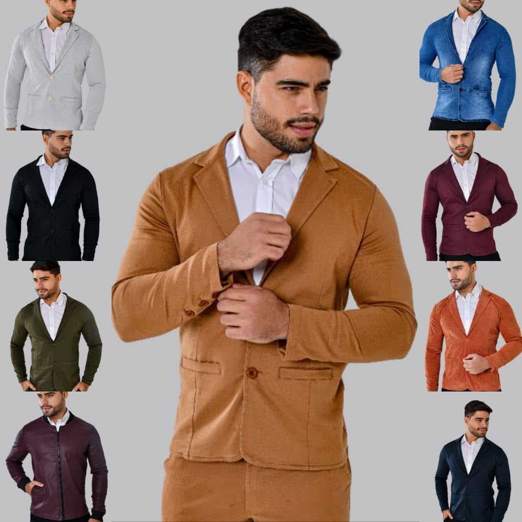 Blazer Masculino Slim Fit Moderno Esporte Fino