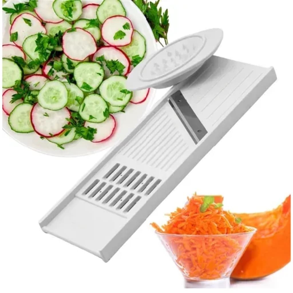 Cortador Fatiador Ralador de Legumes  Fruta Queijo Batata Salada Keita Saquinho 21 Cm - MP