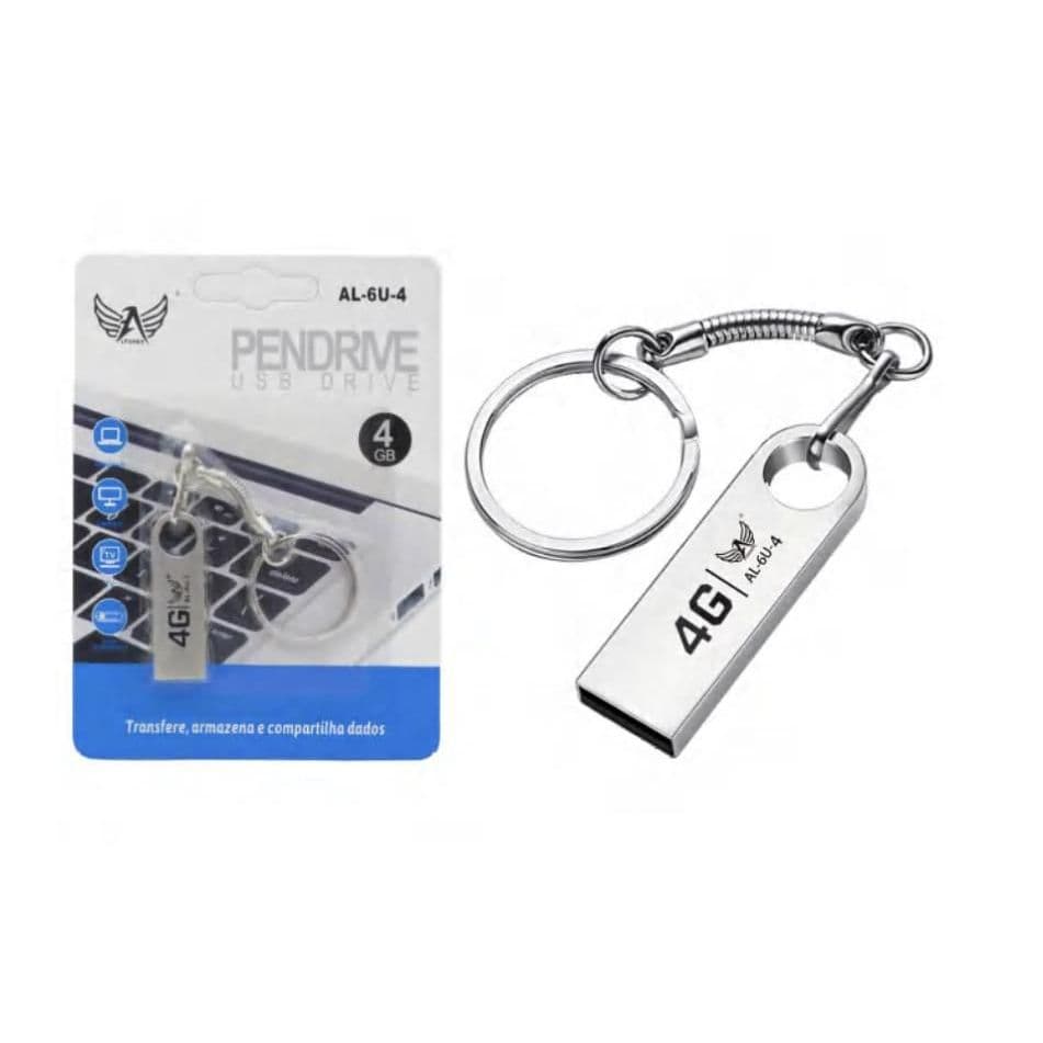 Pen drive Usb 4G/8G/16G/32G/64GB Original Altomex Com chaveiro