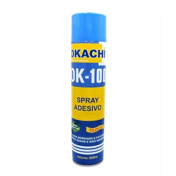 Cola Okachi Spray Temporária Patchwork Bordados Tecidos - 600 ml ((ÚLTIMAS UNIDADES))